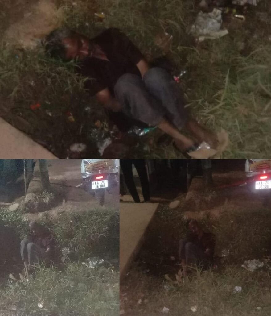 IMG-20260103-WA0004-879x1024 ನೈಂಟಿ ಮೀಟಿದ ಮದ್ಯಾಭಿಮಾನಿಗೆ ಚರಂಡಿಯೇ ಸಿಂಹಾಸನ!